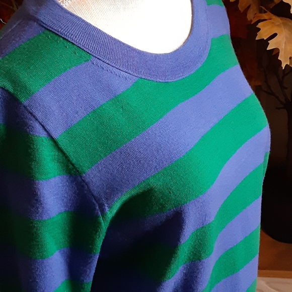 J. Crew, 100% Merino Wool, 3/4 Sleeve Pullover,  Size Large - Picture 3 of 8